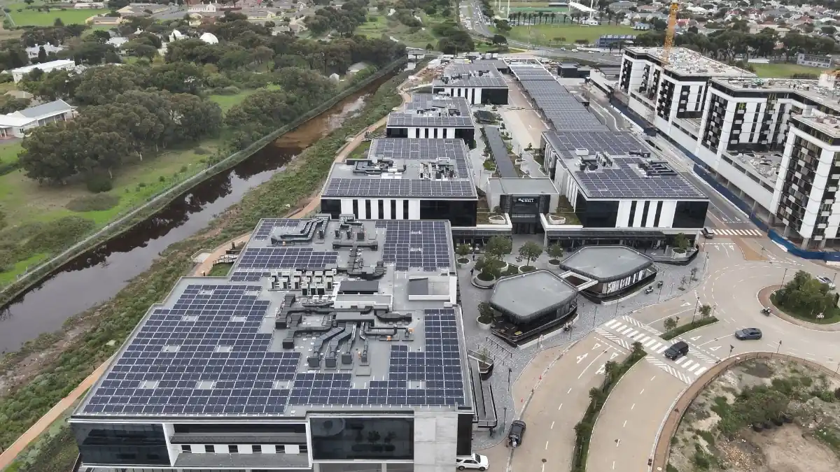 SOLINK project photograph: riverlands mall cpt