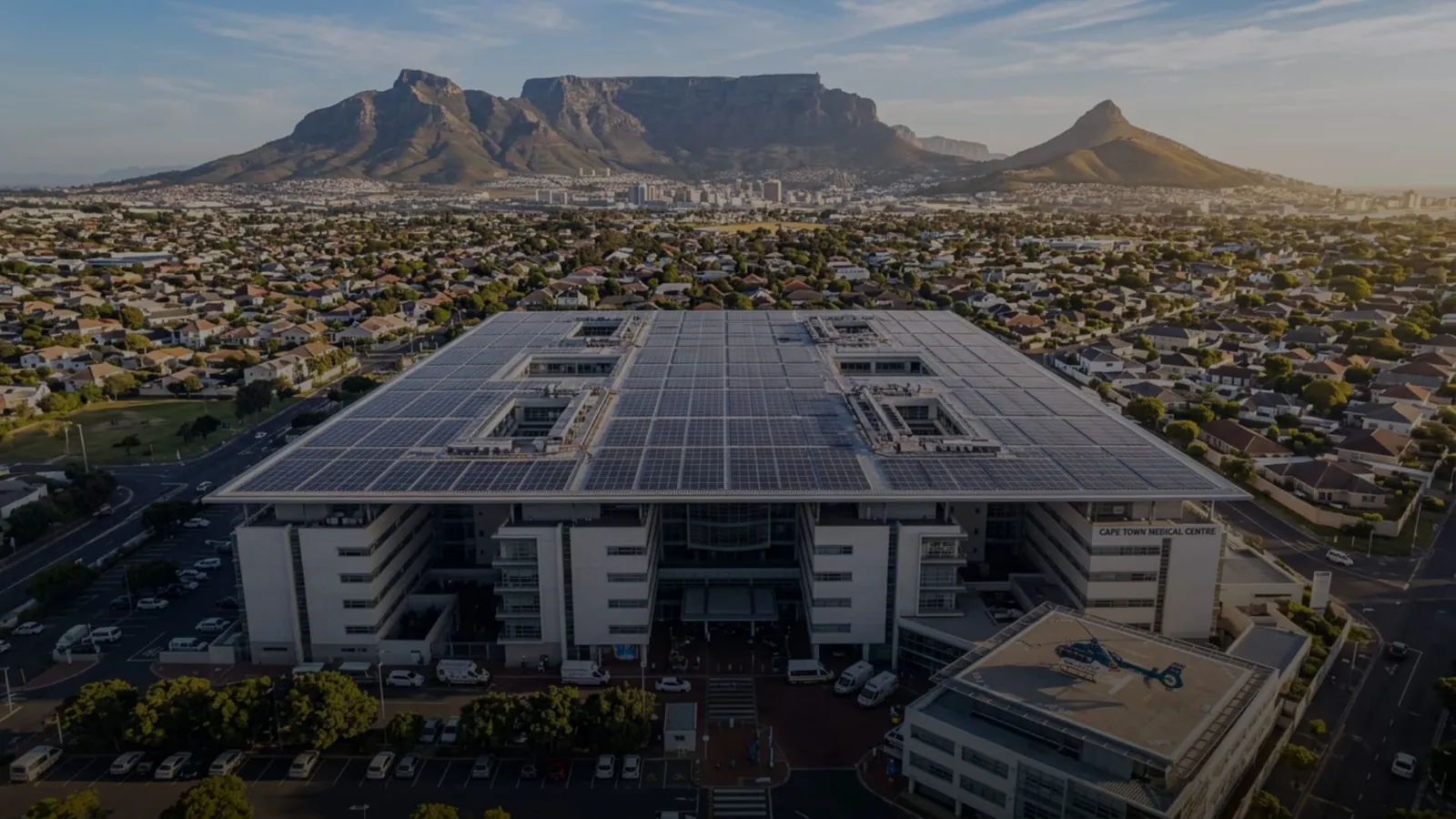 SOLINK project photograph: solink hero option 1 hospital rooftop